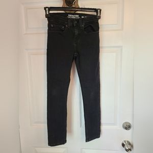 Levi Strauss Signature Woman's Skinny Jeans, Size: 10 Color: Black